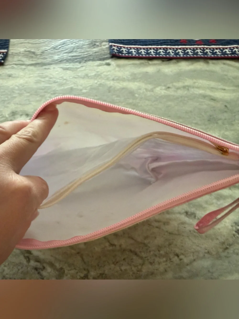 Poolside Pink Tie-Dye Cosmetic Wristlet